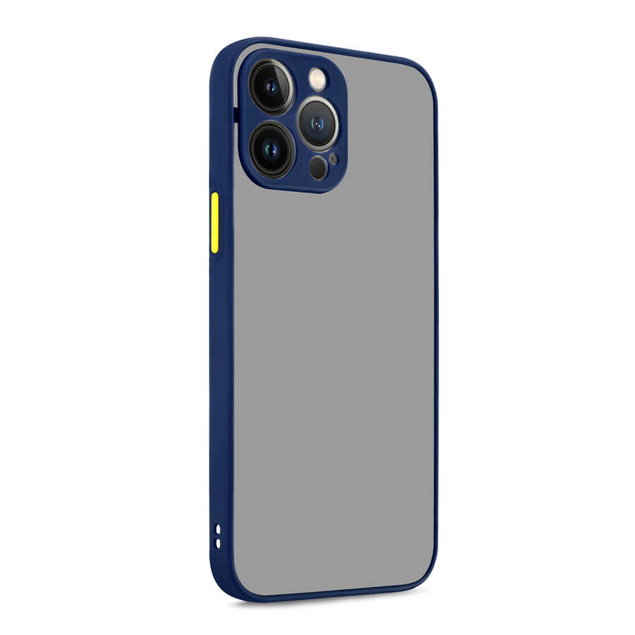 iPhone 13 Pro Max Uyumlu NXXA Hux Kapak-Lacivert