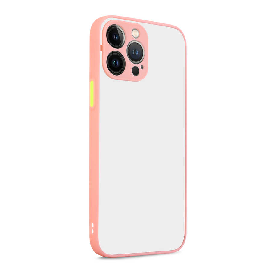 iPhone 13 Pro Max Uyumlu NXXA Hux Kapak-Pembe