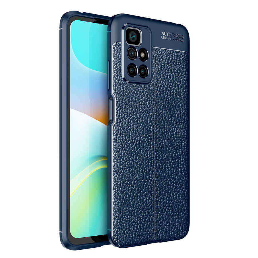 Xiaomi Redmi 10 Kılıf NXXA Niss Silikon Kapak-Lacivert