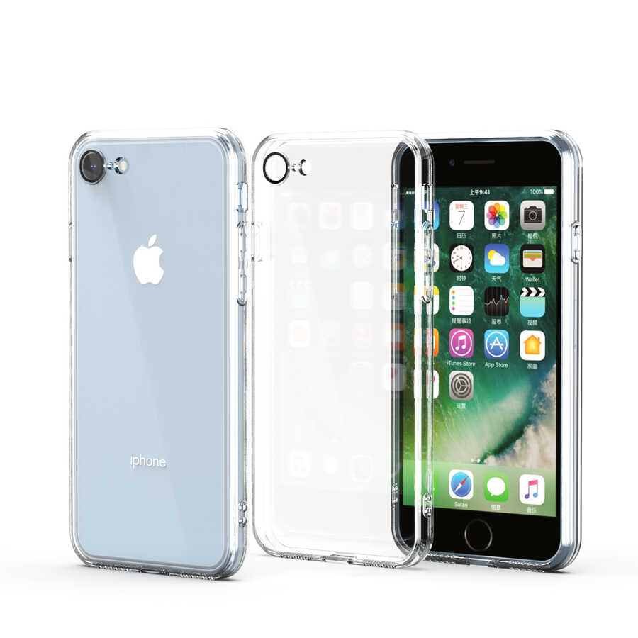 iPhone 8 Uyumlu NXXA Fizy Kapak-Renksiz