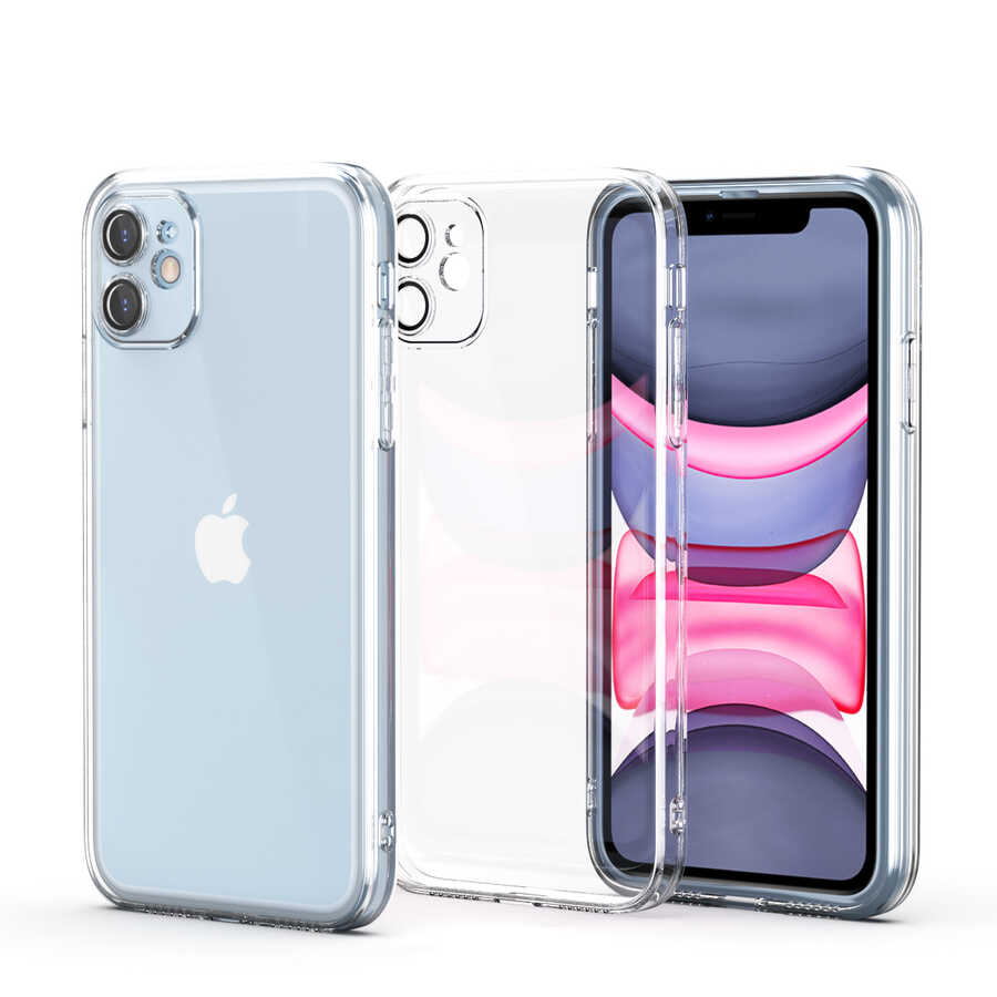 iPhone 12 Uyumlu NXXA Fizy Kapak-Renksiz