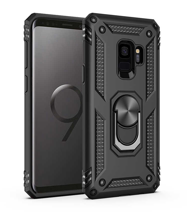 Galaxy S9 Kılıf NXXA Vega Kapak-Siyah