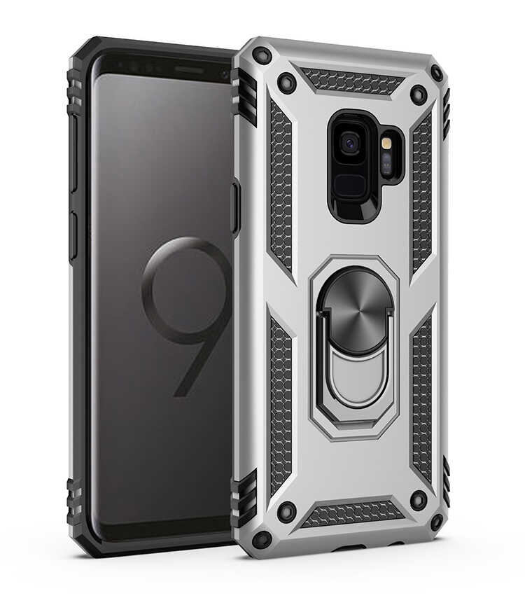 Galaxy S9 Kılıf NXXA Vega Kapak-Gri