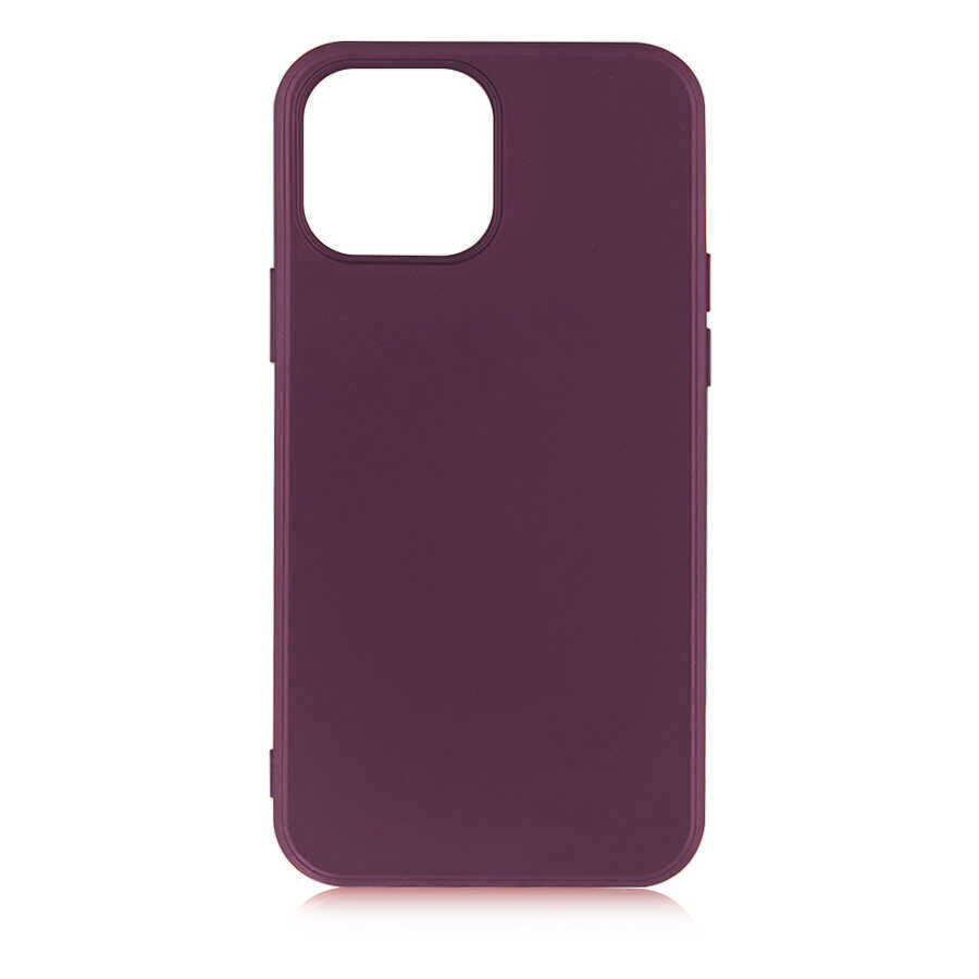iPhone 13 Pro Max Uyumlu NXXA Premier Silikon Kapak-Mürdüm