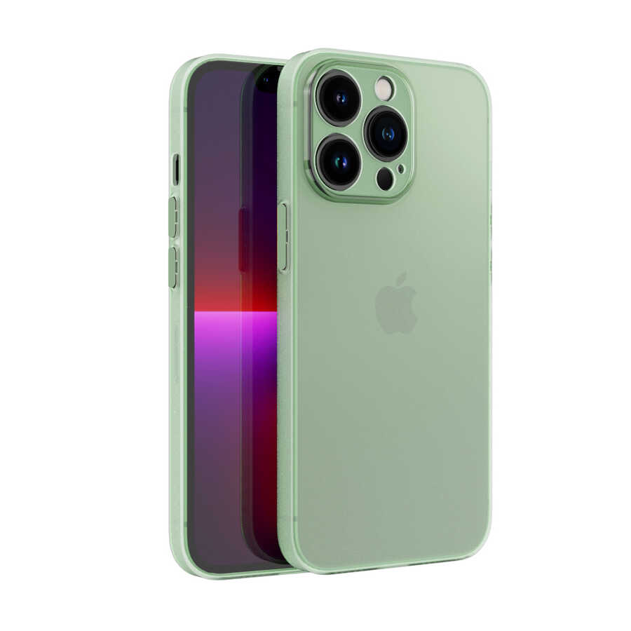 iPhone 13 Pro Kılıf NXXA Tiny Kapak-Açık Yeşil