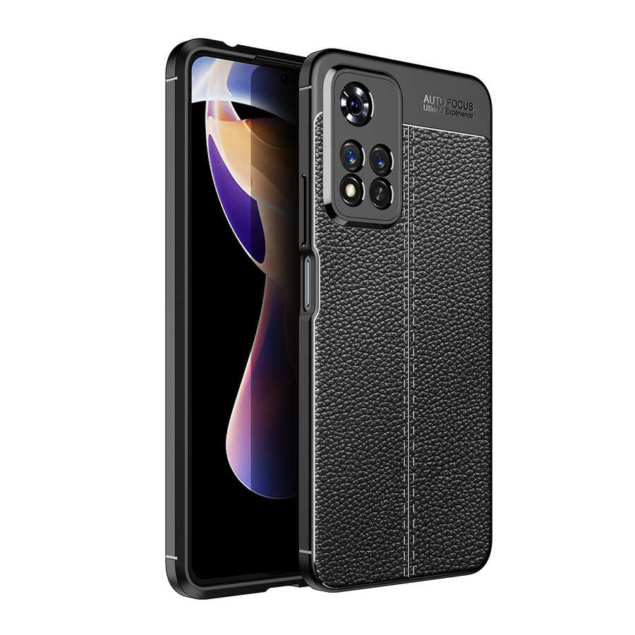 Xiaomi Redmi Infinix Note 11 Pro Plus 5G Kılıf NXXA Niss Silikon Kapak-Siyah