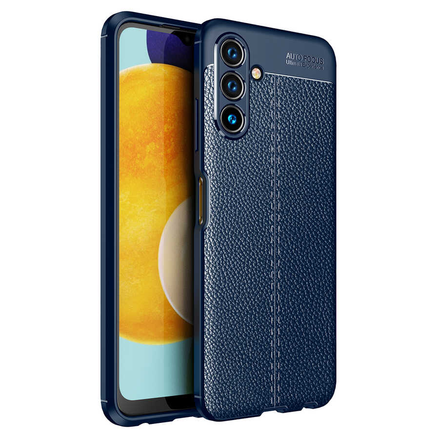Galaxy A13 5G Kılıf NXXA Niss Silikon Kapak-Lacivert