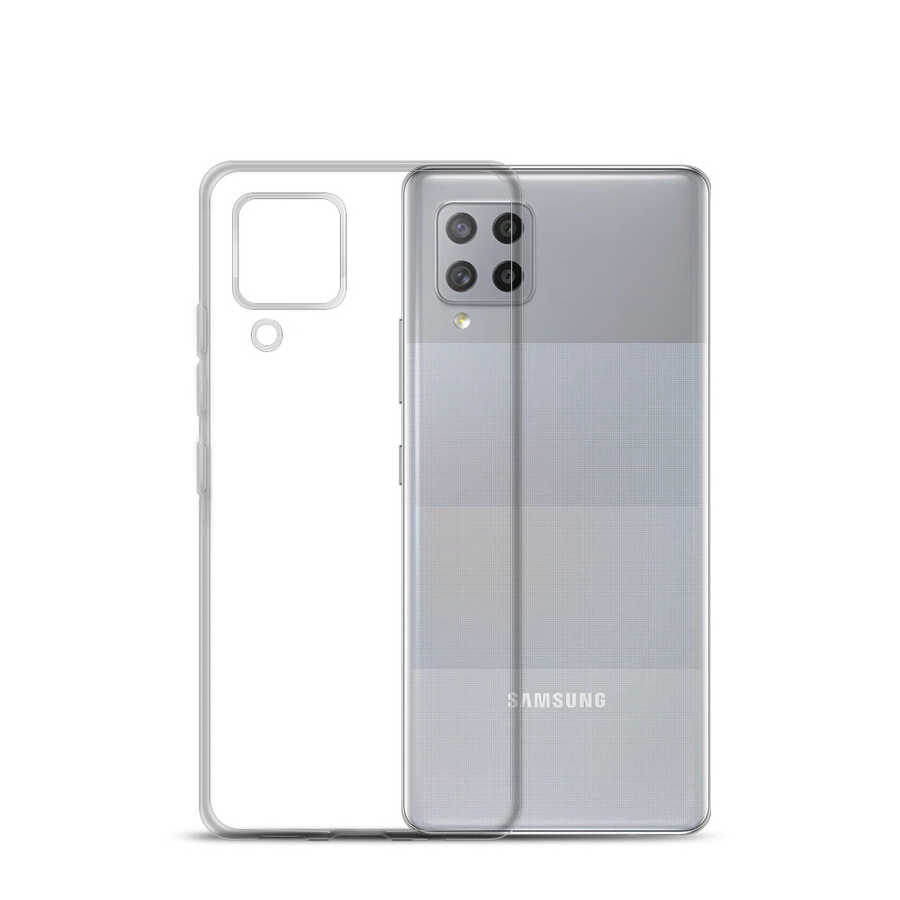 Galaxy M22 Kılıf NXXA Süper Silikon Kapak-Renksiz
