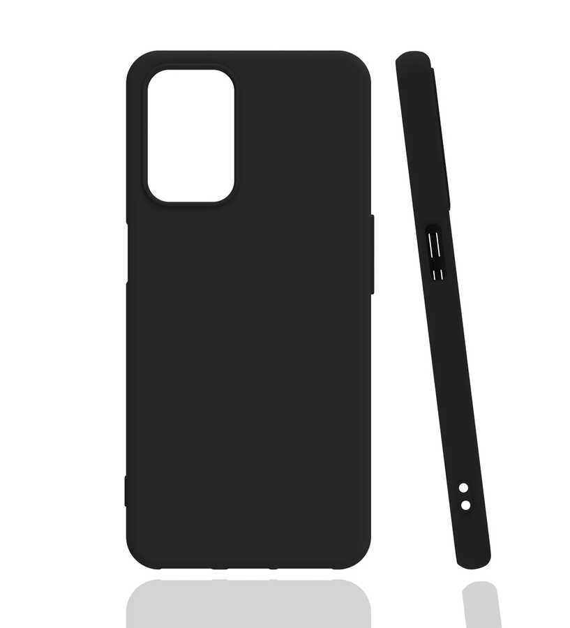 Oppo A55 4G Kılıf NXXA Biye Silikon-Siyah