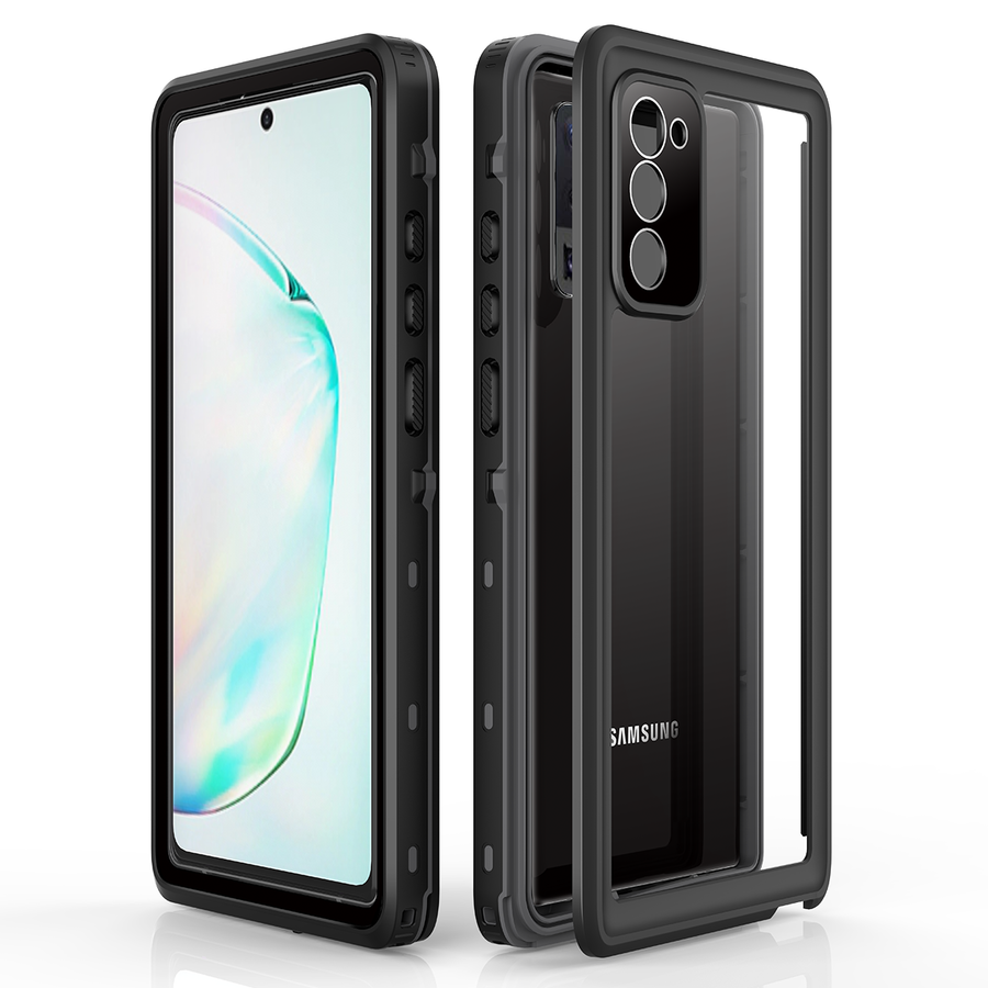 Galaxy Note 20 Kılıf 1-1 Su Geçirmez Kılıf-Siyah