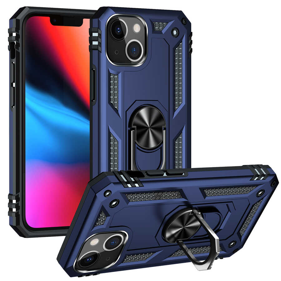 iPhone 13 Kılıf NXXA Vega Kapak-Mavi