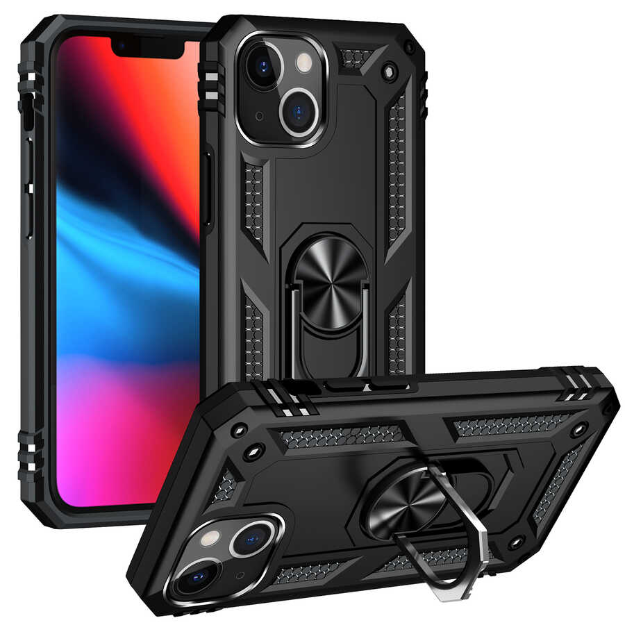iPhone 13 Mini Kılıf NXXA Vega Kapak-Siyah