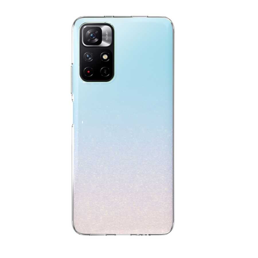 Xiaomi Redmi Note 11T 5G Kılıf NXXA Süper Silikon Kapak-Renksiz