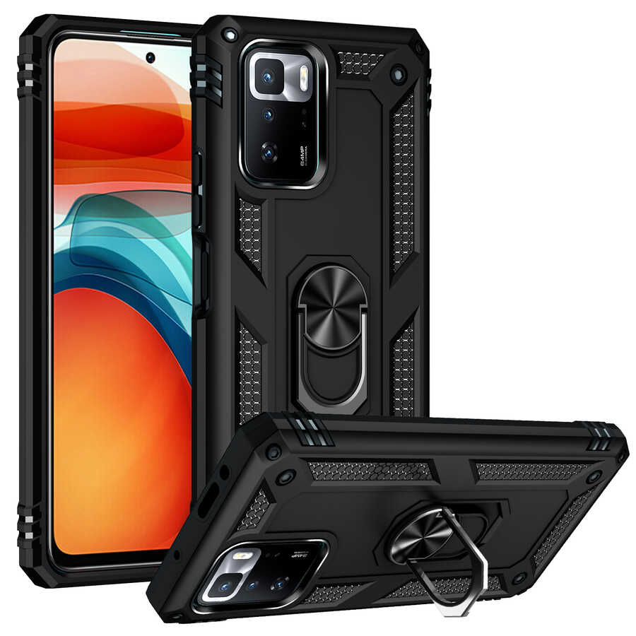 Xiaomi Poco X3 GT Kılıf NXXA Vega Kapak-Siyah