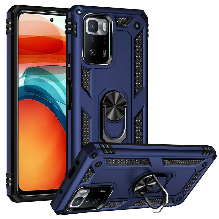 Xiaomi Poco X3 GT Kılıf NXXA Vega Kapak-Mavi