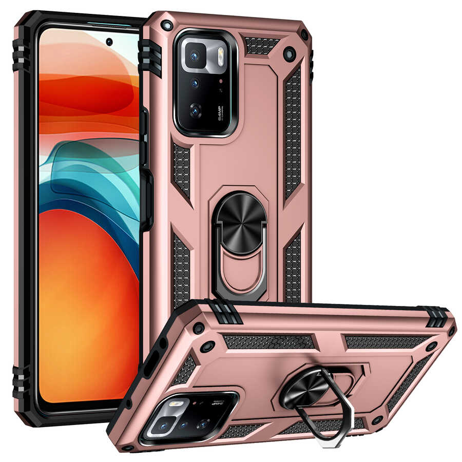 Xiaomi Poco X3 GT Kılıf NXXA Vega Kapak-Rose Gold