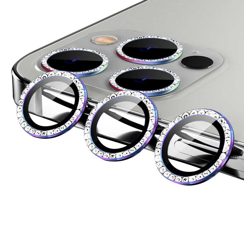iPhone 11 Pro Uyumlu NXXA CL-06 Kamera Lens Koruyucu-Colorful