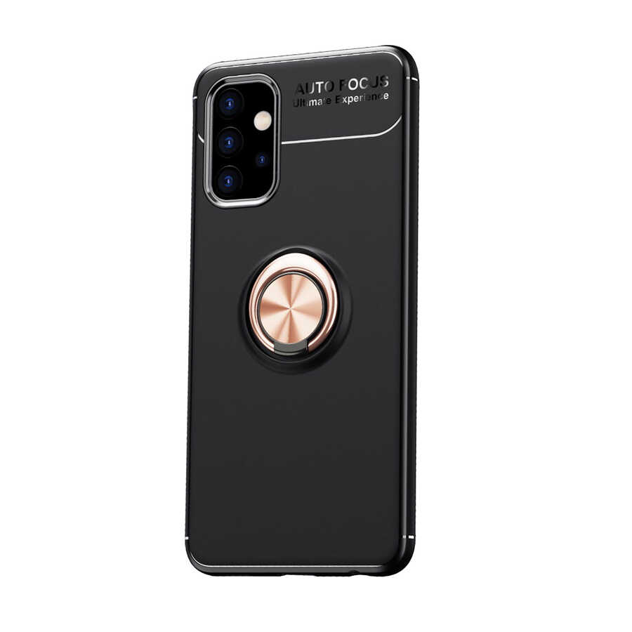 Galaxy A32 4G Kılıf NXXA Ravel Silikon Kapak-Siyah-Rose Gold