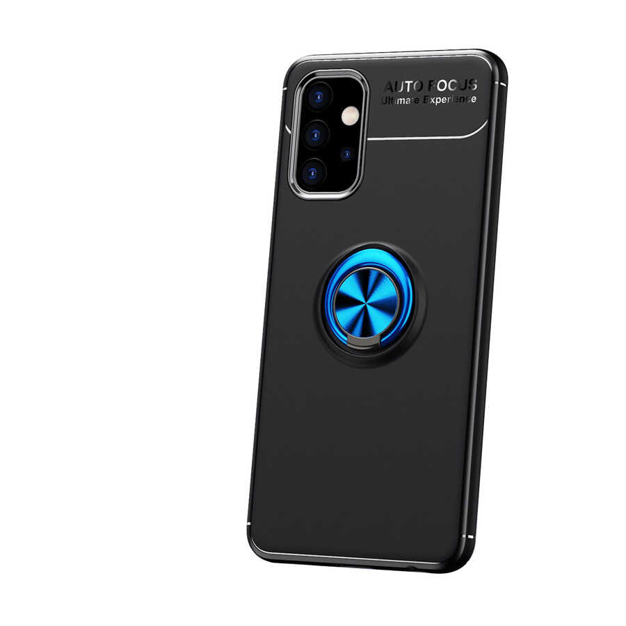 Galaxy A32 4G Kılıf NXXA Ravel Silikon Kapak-Siyah-Mavi