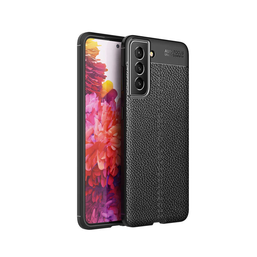 Galaxy S22 Plus Kılıf NXXA Niss Silikon Kapak-Siyah