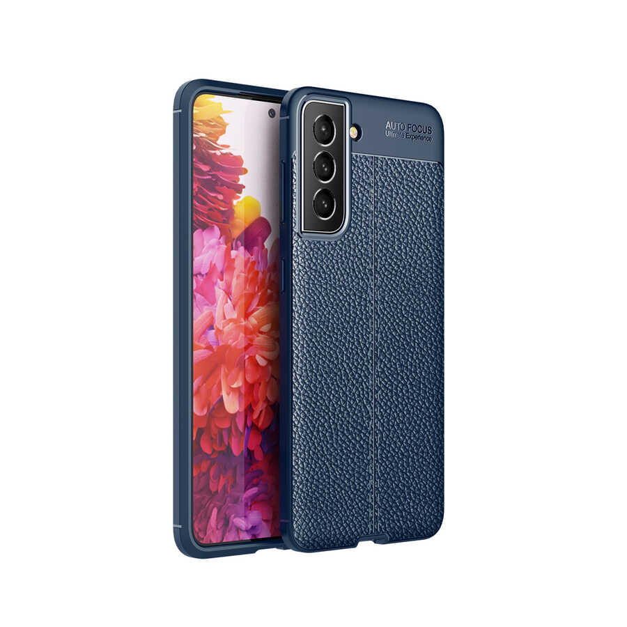 Galaxy S22 Plus Kılıf NXXA Niss Silikon Kapak-Lacivert