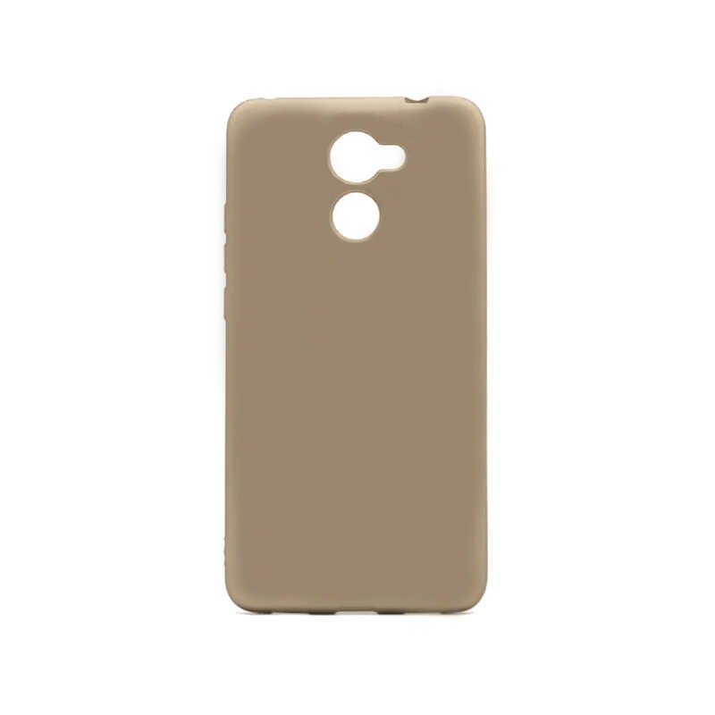 Huawei Y7 Prime Kılıf NXXA Premier Silikon Kapak-Gold