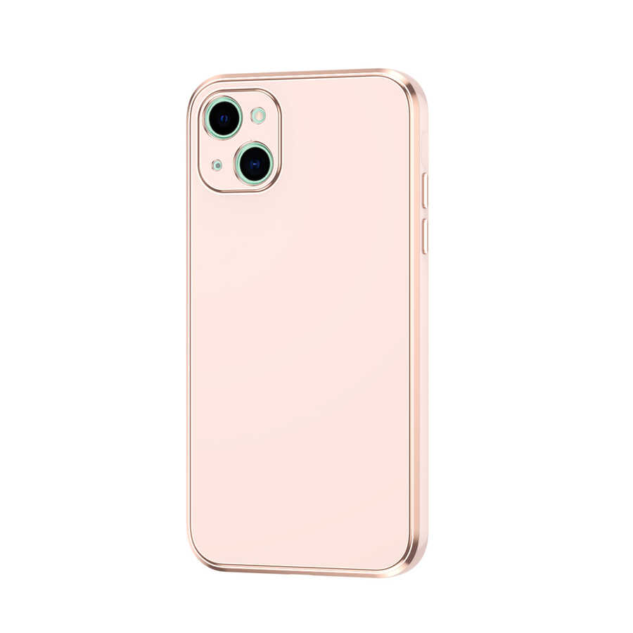 iPhone 13 Uyumlu NXXA Bark Kapak-Rose Gold