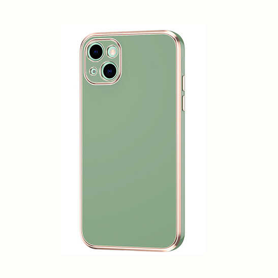 iPhone 13 Uyumlu NXXA Bark Kapak-Açık Yeşil