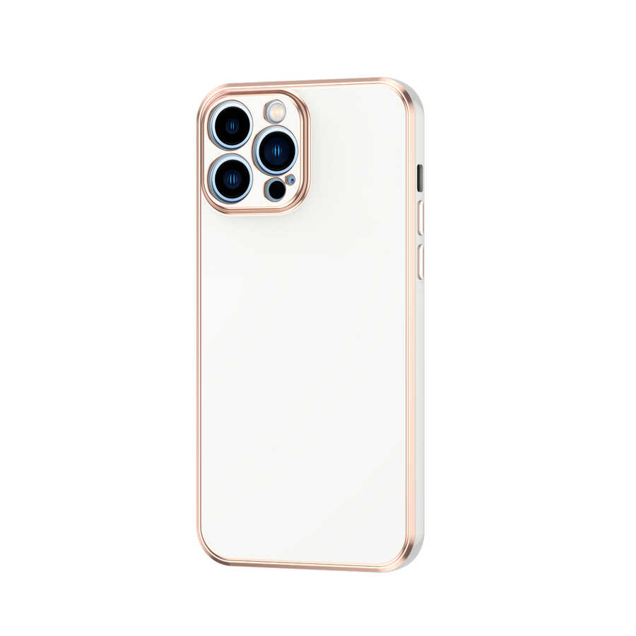 iPhone 12 Pro Kılıf NXXA Bark Kapak-Beyaz