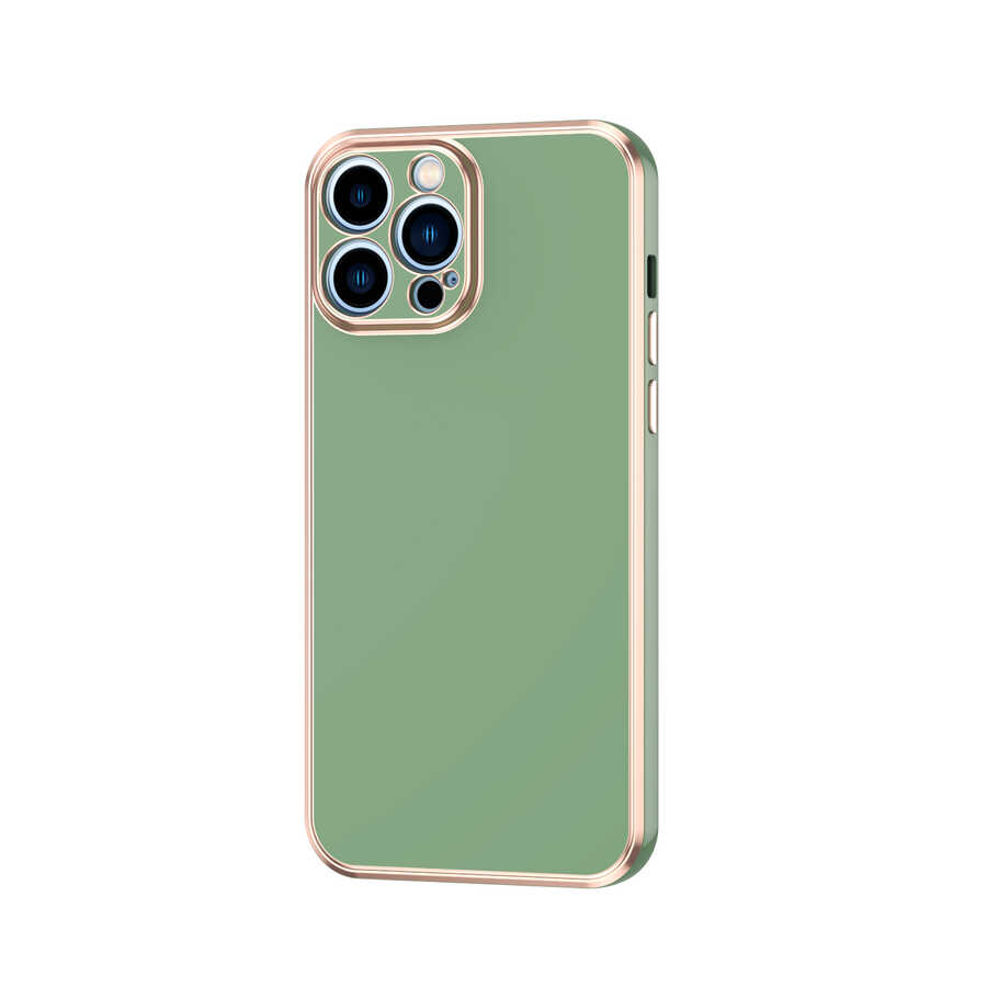 iPhone 12 Pro Kılıf NXXA Bark Kapak-Açık Yeşil