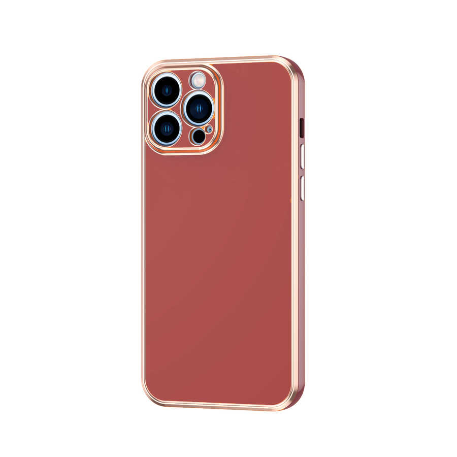 iPhone 13 Pro Max Kılıf NXXA Bark Kapak-Kahverengi