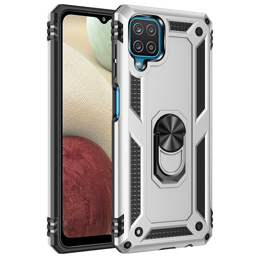 Galaxy M22 Kılıf NXXA Vega Kapak-Gri