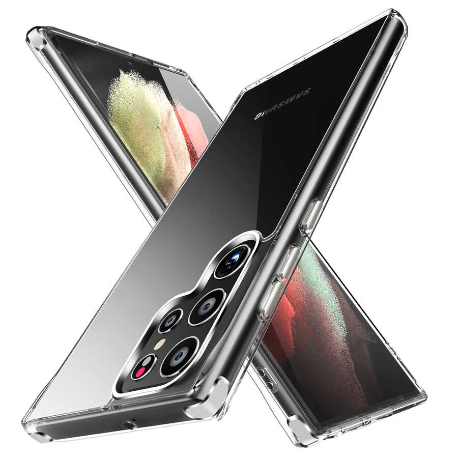 Galaxy S22 Ultra Kılıf NXXA Forst Kapak-Renksiz