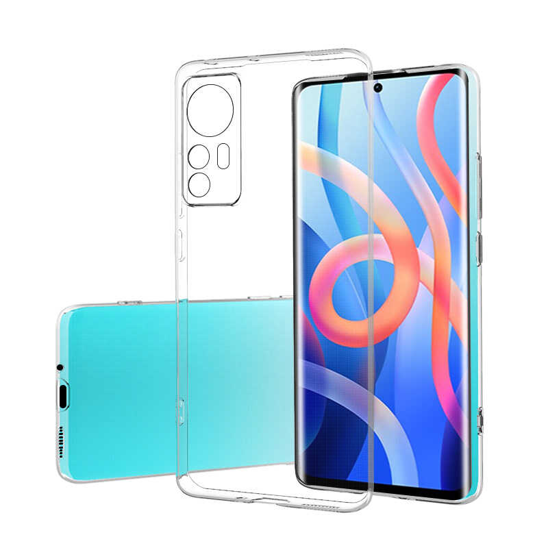 Xiaomi Mi 12 Kılıf NXXA Süper Silikon Kapak-Renksiz
