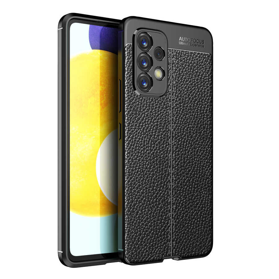 Galaxy A53 5G Kılıf NXXA Niss Silikon Kapak-Siyah