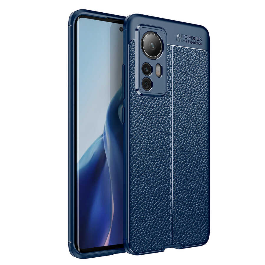 Xiaomi Mi 12 Kılıf NXXA Niss Silikon Kapak-Lacivert