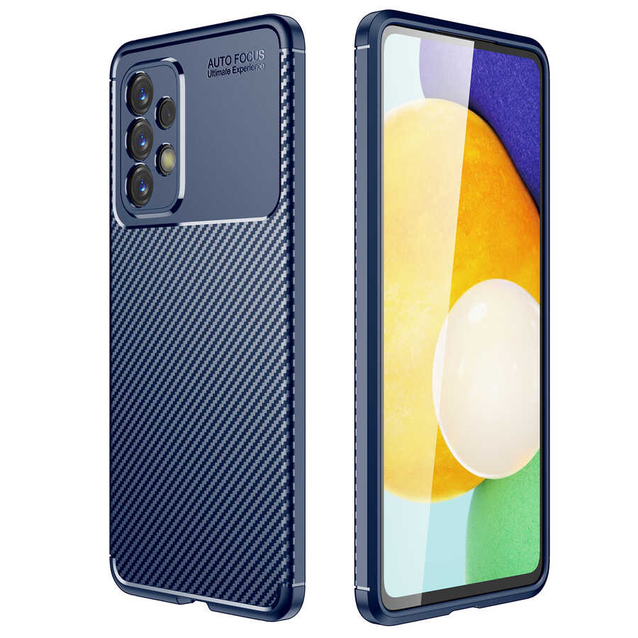 Galaxy A53 5G Kılıf NXXA Negro Silikon Kapak-Lacivert