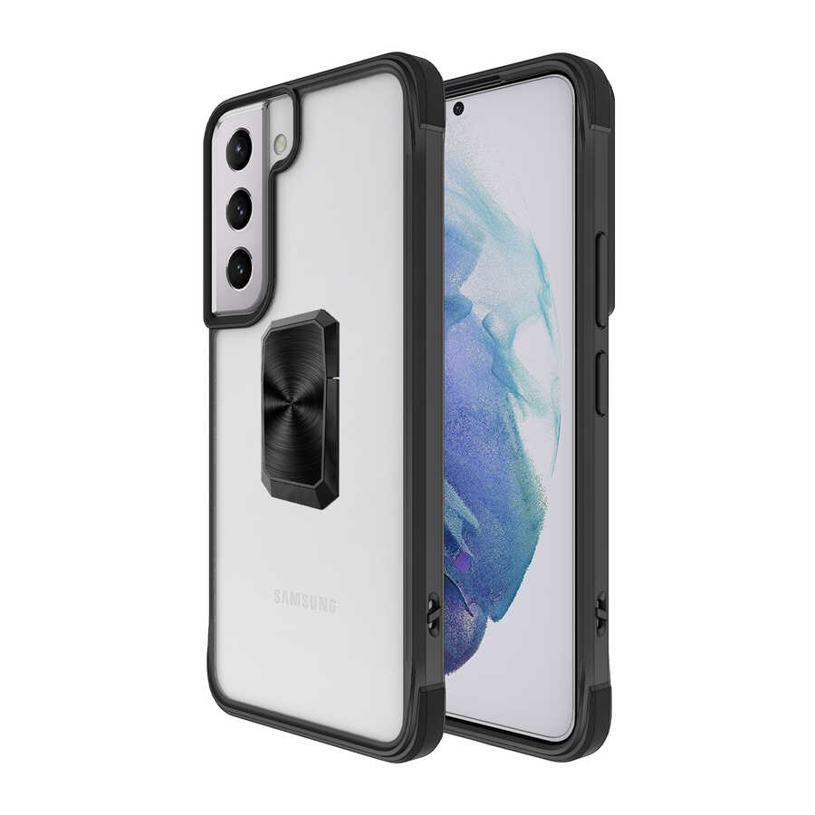 Galaxy S22 Plus Kılıf NXXA V-Bax Kapak-Siyah