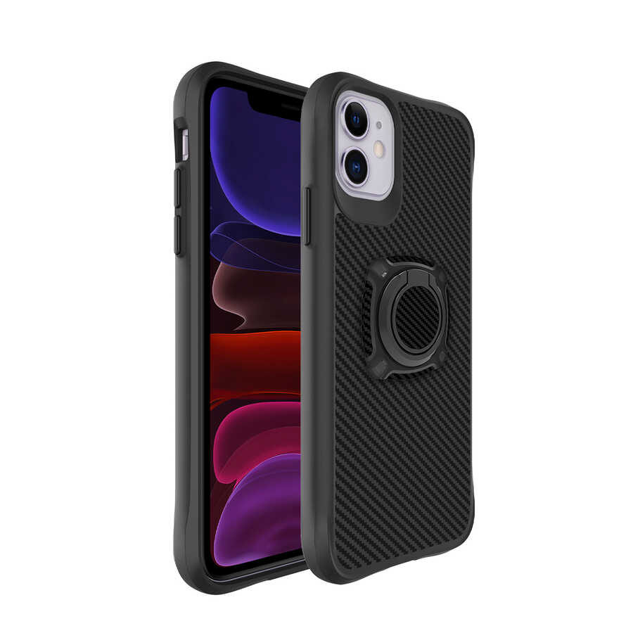 iPhone 11 Kılıf NXXA Timo Kapak-Siyah