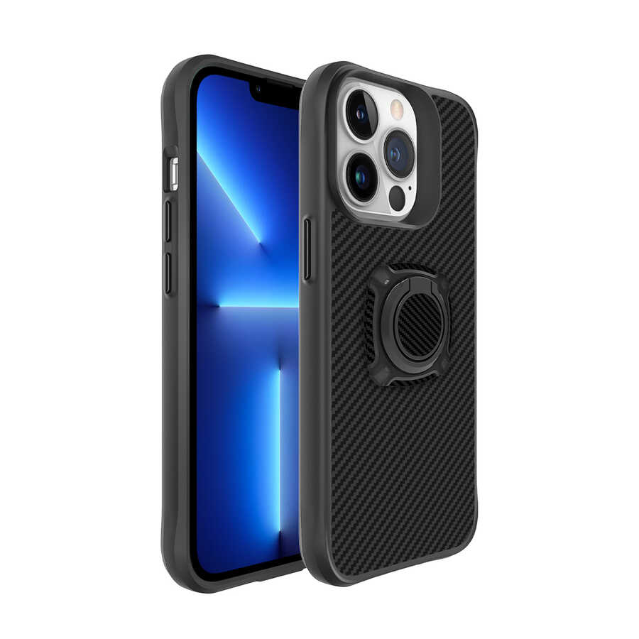 iPhone 13 Pro Max Kılıf NXXA Timo Kapak-Siyah