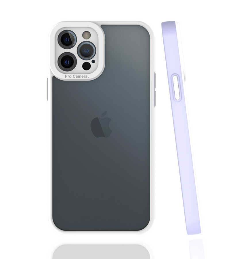 iPhone 12 Pro Max Kılıf NXXA Mima Kapak-Lila