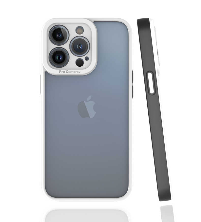 iPhone 13 Pro Uyumlu NXXA Mima Kapak-Siyah