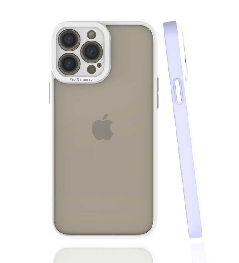 iPhone 13 Pro Max Uyumlu NXXA Mima Kapak-Lila