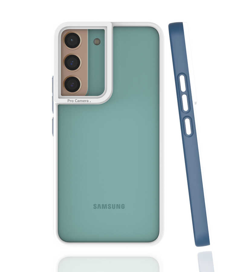 Galaxy S22 Plus Kılıf NXXA Mima Kapak-Lacivert