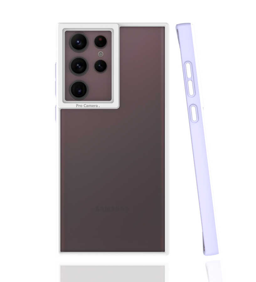 Galaxy S22 Ultra Kılıf NXXA Mima Kapak-Lila
