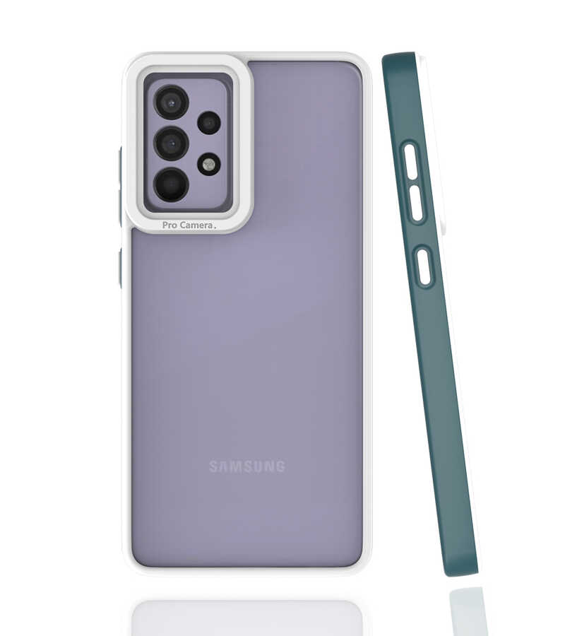 Galaxy A52 Kılıf NXXA Mima Kapak-Koyu Yeşil