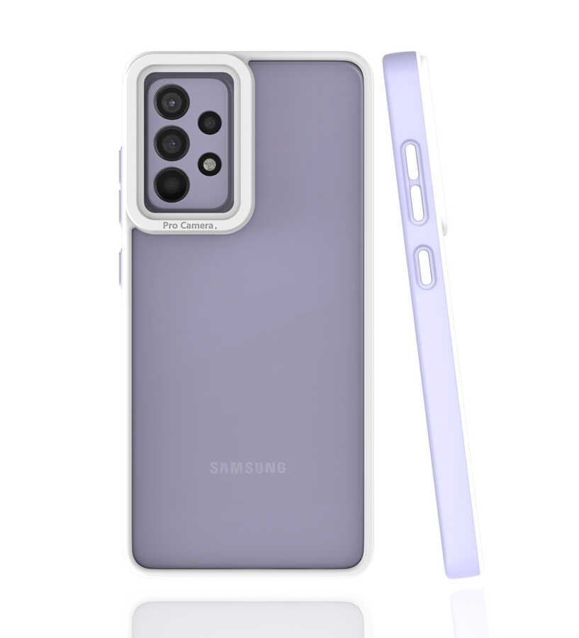 Galaxy A52 Kılıf NXXA Mima Kapak-Lila