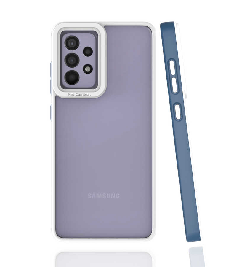Galaxy A52 Kılıf NXXA Mima Kapak-Lacivert