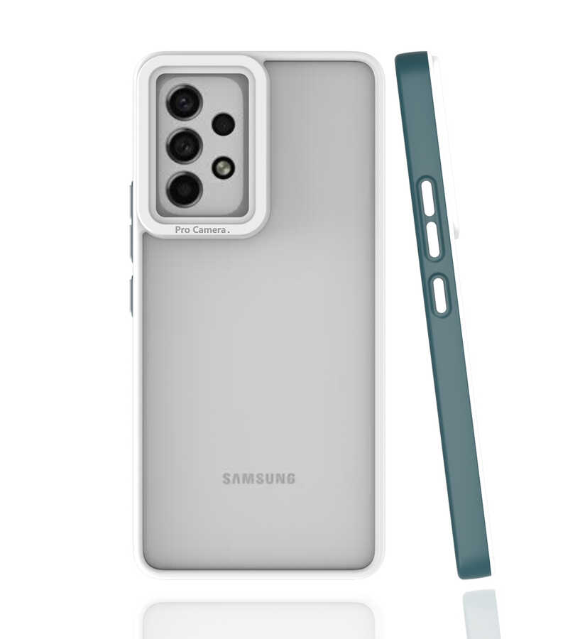 Galaxy A53 5G Kılıf NXXA Mima Kapak-Koyu Yeşil