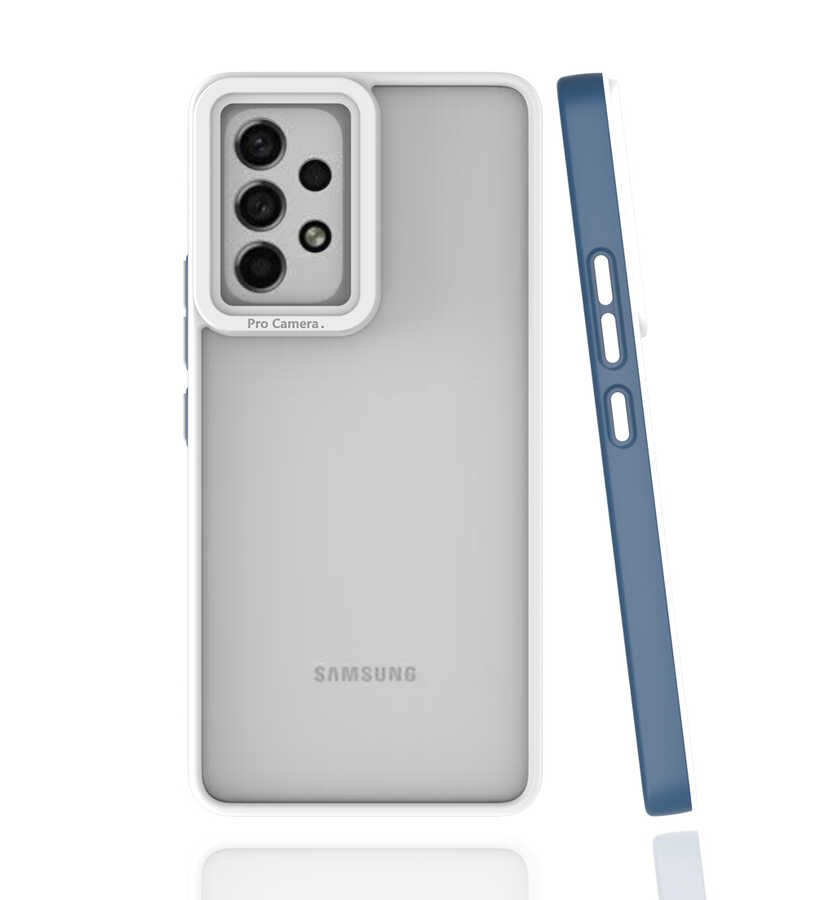 Galaxy A53 5G Kılıf NXXA Mima Kapak-Lacivert